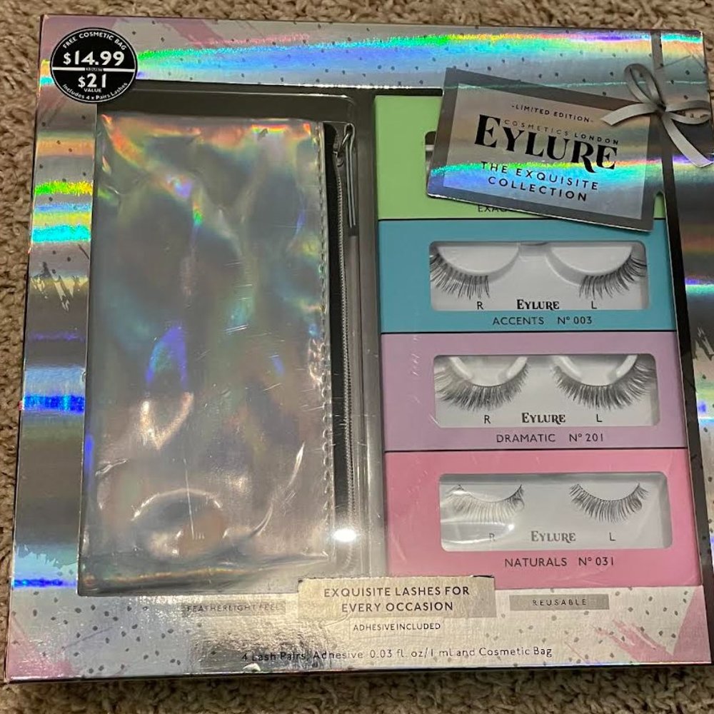 EyLure Exquisite Lashes for Every Occasion!  4 Pairs and set NWT